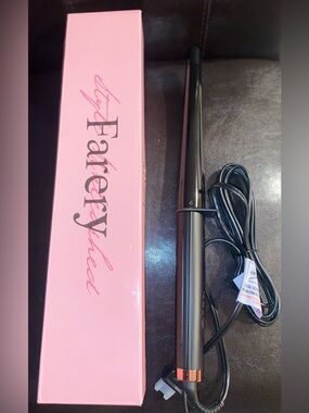 ✨NEW Farery Tourmaline Ceramic Curling Wand for Beach Waves & Curls💕 [w/glove]
